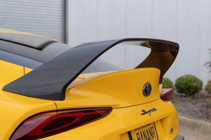 Dinan High-Rise Rear Spoiler - 2020-2025 Toyota GR Supra Carbon Fiber - A90/A91