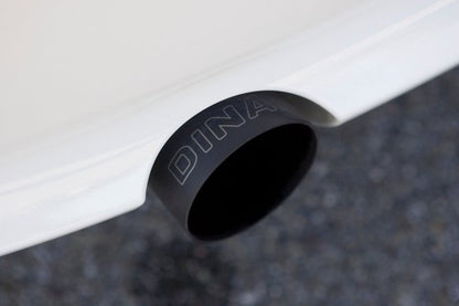 Dinan Free Flow Axle-Back Exhaust - 2007-2011 BMW 335i/335xi Stainless Steel - Black Tips - E90
