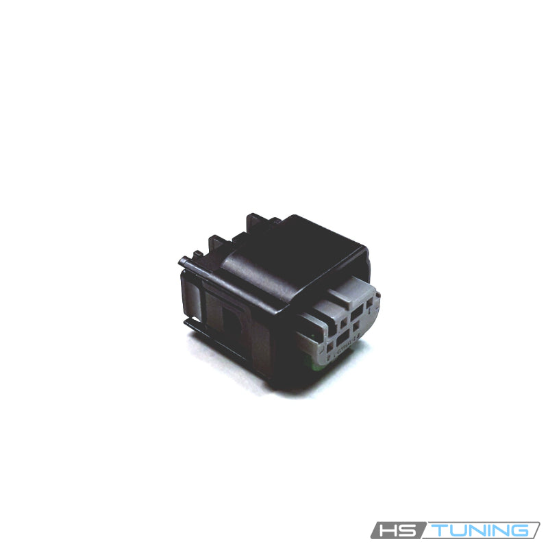 8E0-971-934-A Genuine VW/Audi four-pin TPMS connector housing, original grey-keyed profile, repeated original archive photo 3