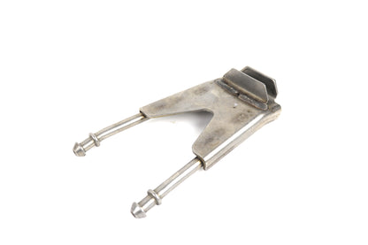 8V0-253-521 Genuine VW/Audi Front Exhaust Support Bracket, Original product photograph showing the front exhaust support bracket and support pins, repeated original gallery photo 6
