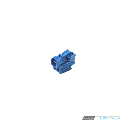 8W0-971-636-D Genuine VW/Audi individual blue six-pin flat contact housing, bare flat-contact connector, repeated original archive photo 2