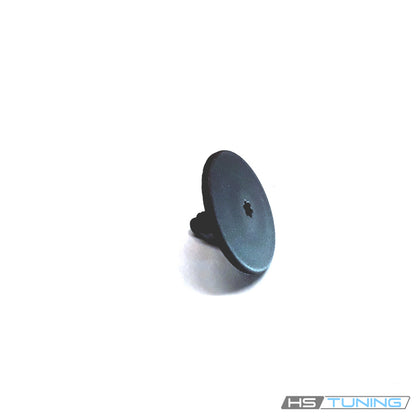 8X0-827-654 Genuine VW/Audi individual black plastic round-head bumper cover retaining screw, round retaining head, original product photo 1