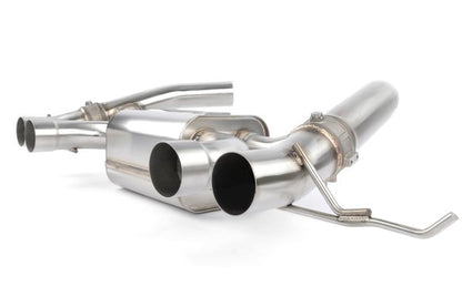 Dinan Valved Axle-Back Exhaust - 2023-2025 BMW M2 Stainless Steel - Black Tips - G87