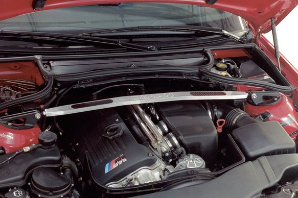 Dinan Strut Tower Brace - 2001-2006 BMW M3 Front - Aluminum - E46