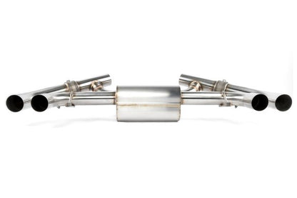 Dinan Valved Axle-Back Exhaust - 2022-2025 BMW M240i Stainless Steel - Black Tips - G42