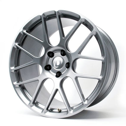 Forgeline SE1 Performance Wheel Set - 2008-2013 BMW M3 Front: 19 x 9 - Rear: 19 x 10 - Silver - Dinan Center Cap - E90/E92/E93