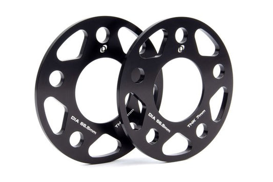 Dinan Spacers; 5x112 - 66.5mm CB - 7mm Thick Set of 2