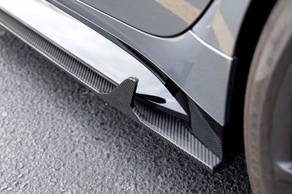 Dinan Side Skirts - 2021-2025 BMW M3 Carbon Fiber - G80