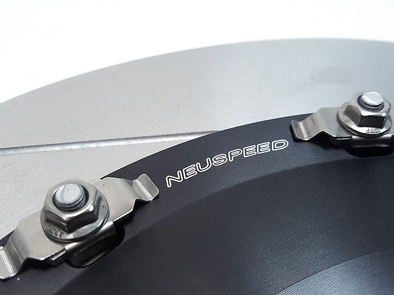 2-Piece Floating Brake Rotors | Rear Upgrade 350mm Slotted • MQBe Golf GTI/R Mk8, S3/RS 3 8Y
