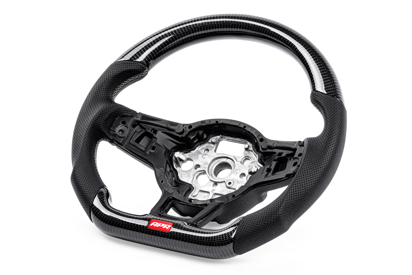 APR Steering Wheel - Carbon Fiber & Perforated Leather
MK7 Golf R Silver (For use without Paddles)