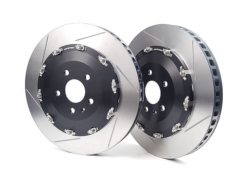 2-Piece Floating Brake Rotors | Front Kit 370mm Slotted • TT RS 8S