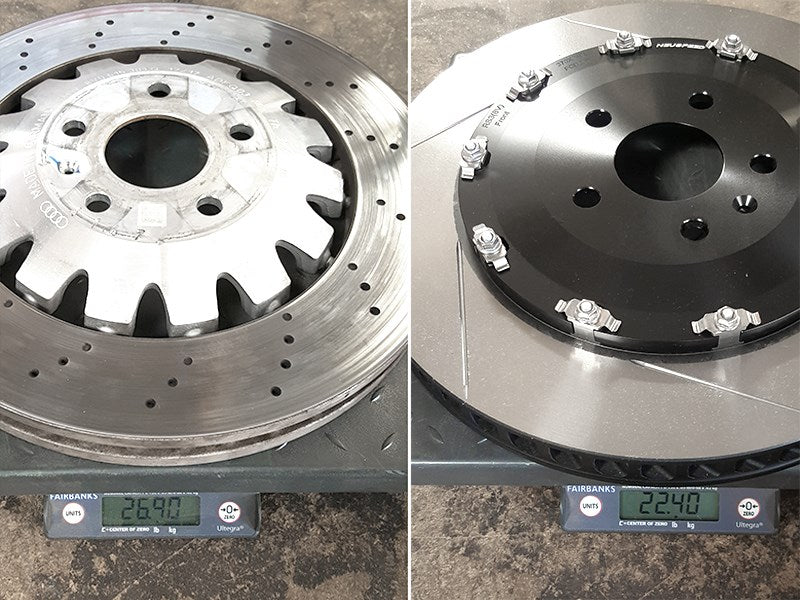NEUSPEED 2-Piece Brake Rotor Kit -  Front 370mm (TTRS) [sku] - NEUSPEED