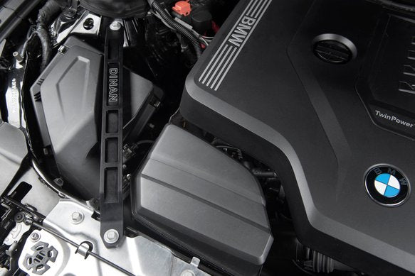Dinan Strut Tower Braces - 2021-2025 BMW 430i/M440i Front - Aluminum - G22/G23/G26