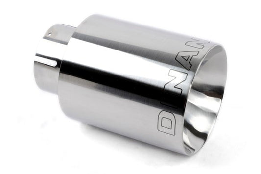 Dinan Double-Walled 4" Clamp-On Exhaust Tip (Polished) Polished - 4" Outlet, 2.5" Inlet