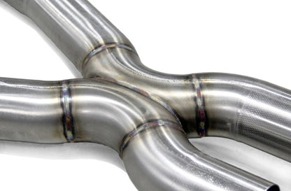Dinan High Flow Middle Exhaust - 2018-2023 BMW M550i xDrive Stainless Steel - 3" - G30