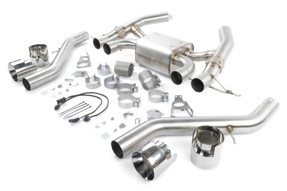 Dinan Valved Axle-Back Exhaust - 2023-2025 BMW M2 Stainless Steel - Polished Tips - G87