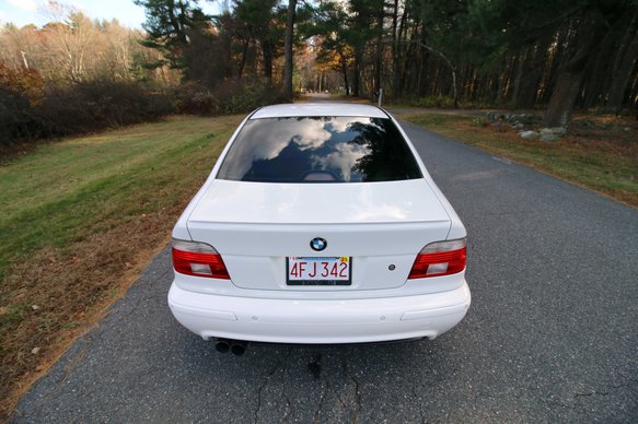 Dinan Free Flow Axle-Back Exhaust - 1997-2003 BMW 540i Stainless Steel - Polished Tips - w/ Standard Bumper - E39