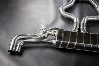 Audi RSQ3 - ECE Valved Exhaust + MidPipes for OEM Tips (OE Actuators)