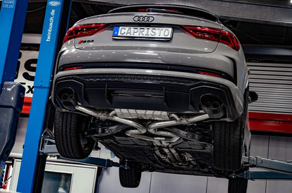 Audi RSQ3 - ECE Valved Exhaust + MidPipes for OEM Tips (OE Actuators)