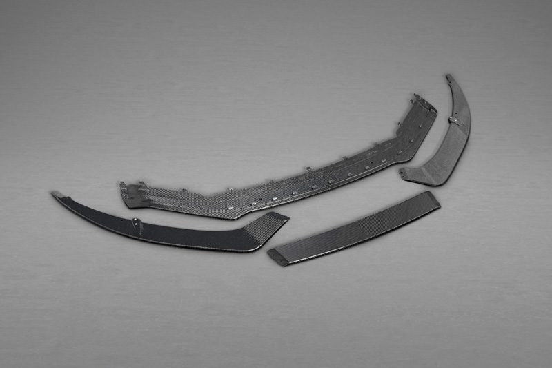 Audi R8 (Gen2) - Carbon Fiber Front Spoiler + Front Fins (Set)