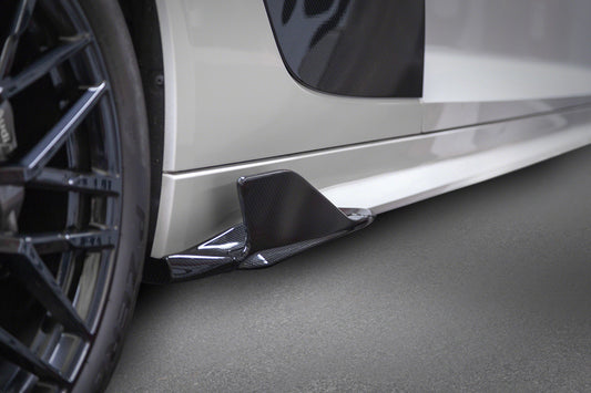 Audi R8 (Gen2) - Carbon Fiber Side Fins