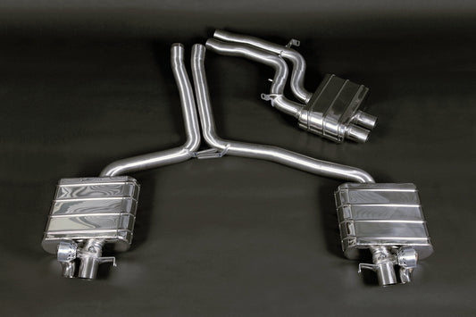 Audi RS4 (B8) - ECE Valved Exhaust + MidSilencer Pipes