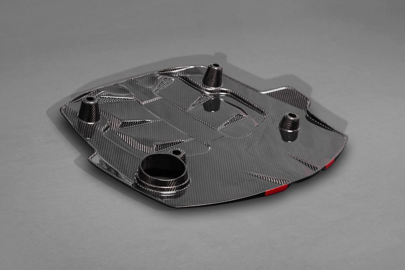 Audi RS5 (F5) - Carbon Fiber Engine Cover + Lock Cover (Set)