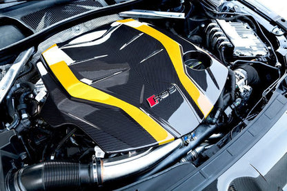 Audi RS5 (F5) - Carbon Fiber Engine Cover + Lock Cover (Set)