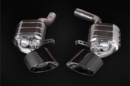 Audi RS6/7 (C8) - ECE Valved Exhaust + RS-Style Oval Tips (OE Actuators)