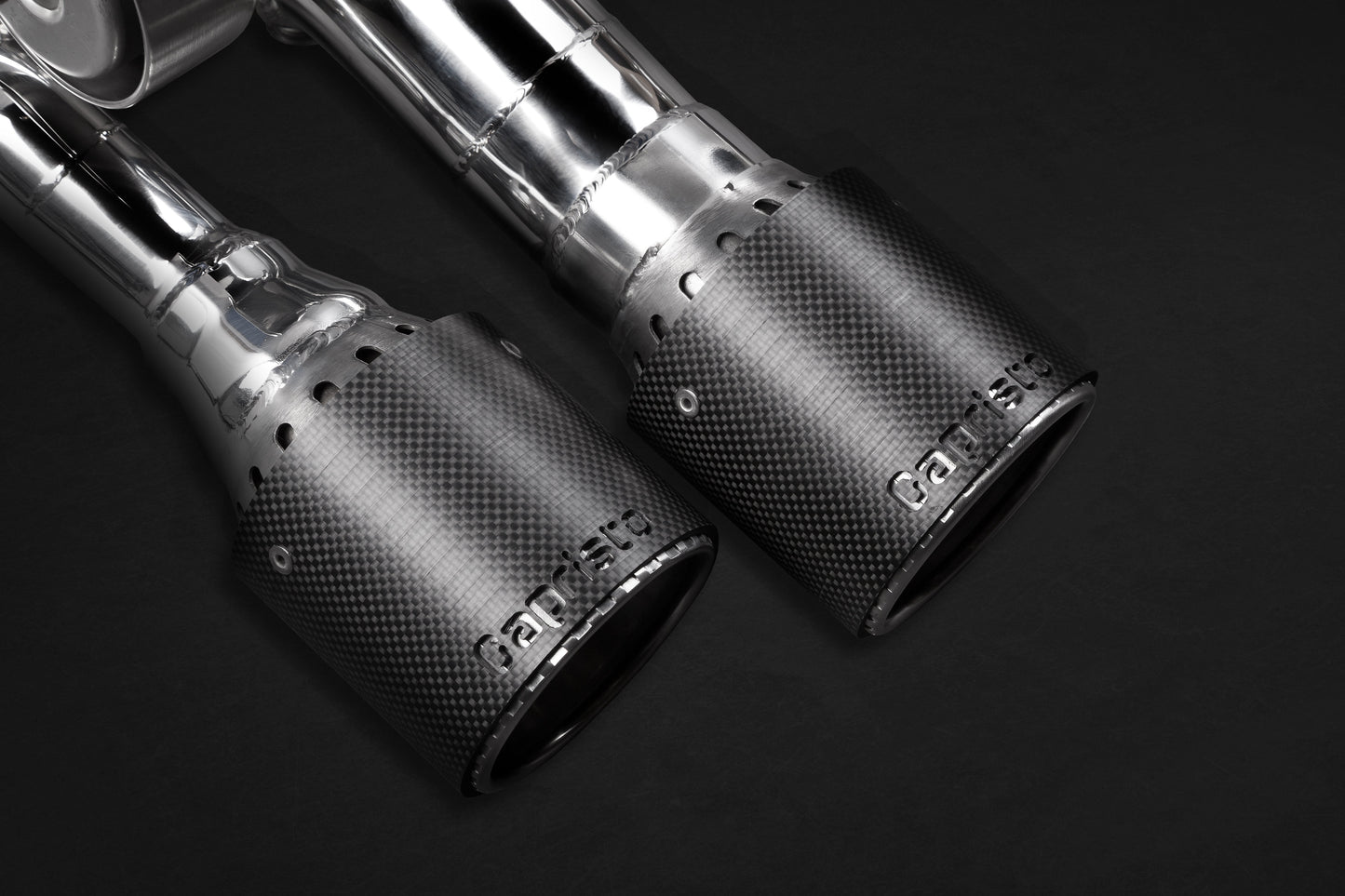Audi S8/Plus (D4) - Valved Exhaust, Mid Pipes + Carbon Tips (CES3)