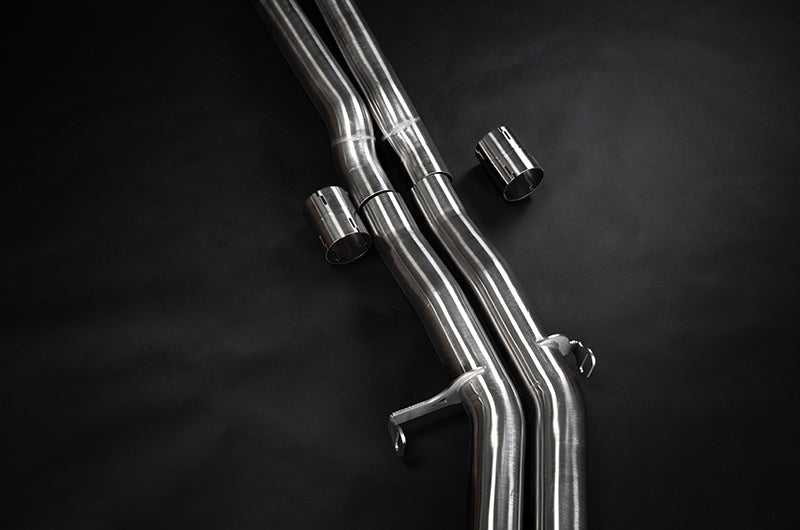 Audi S8 (D5) - Valved Catback Exhaust System + Capristo Tips (OE Actuators)