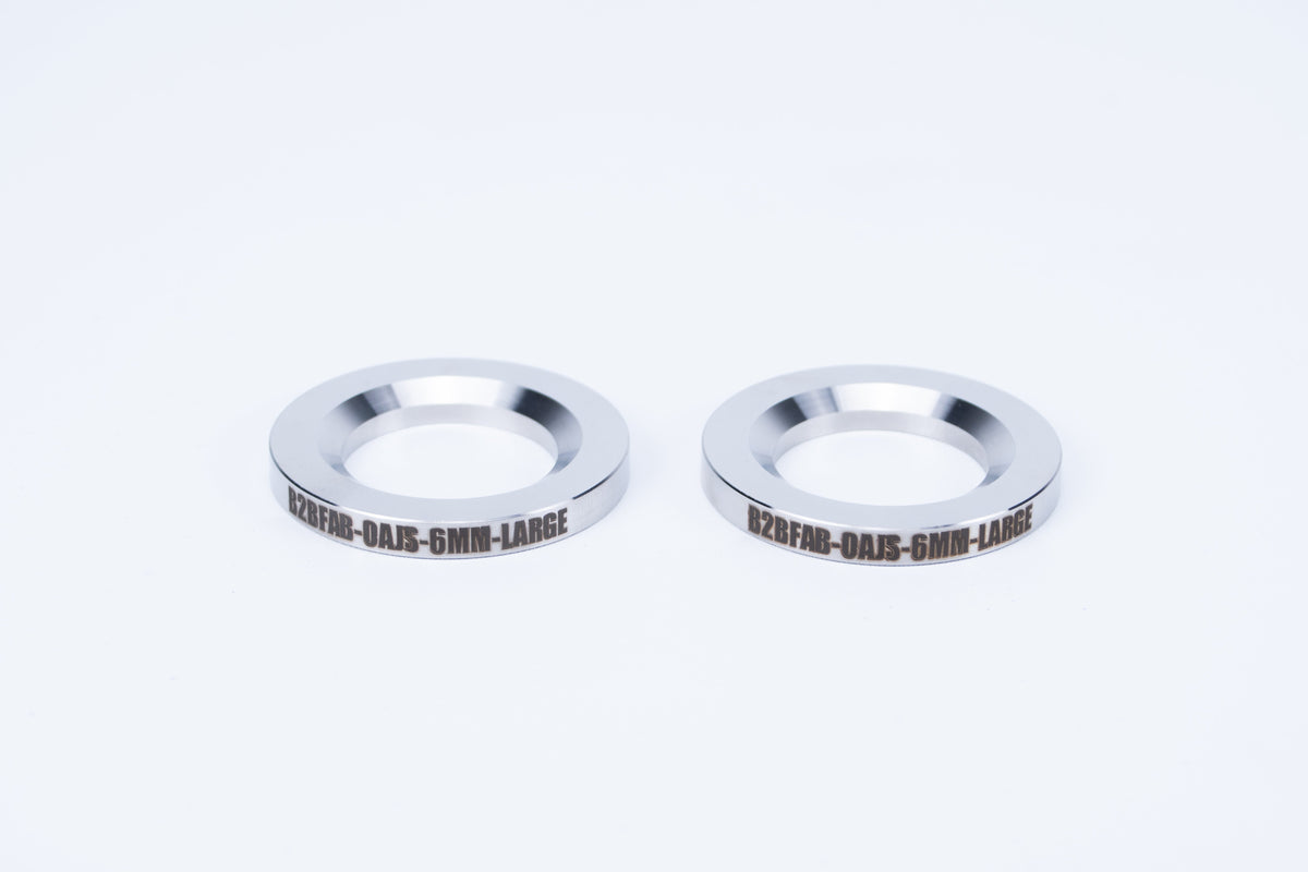 B2BFAB Outer Axle Joint Spacer 6MM Thick Large Diameter Pair