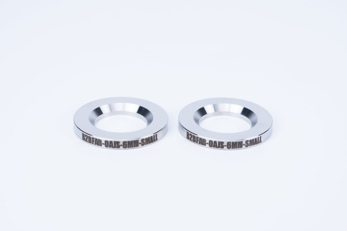 B2BFAB Outer Axle Joint Spacer 6MM Thick Small Diameter Pair