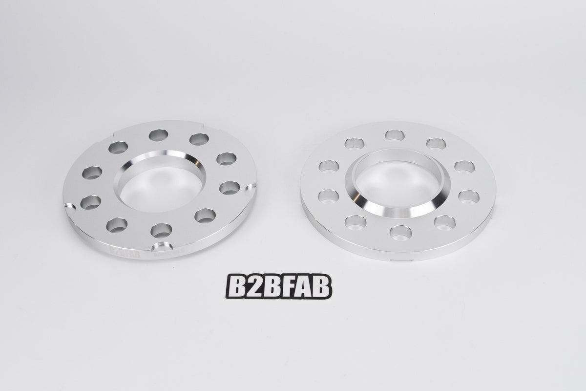 B2BFAB 10mm wheel Spacer Pair, 5x112 for 66.6 Center Bore 82mm Bevel