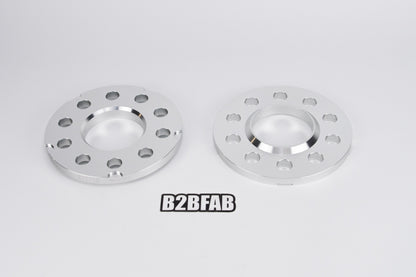 B2BFAB 10mm wheel Spacer Pair, 5x112 for 66.6 Center Bore 82mm Bevel