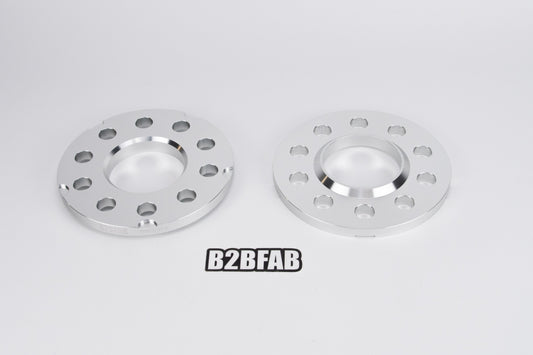 B2BFAB 10mm wheel Spacer Pair, 5x112 for 66.6 Center Bore 82mm Bevel