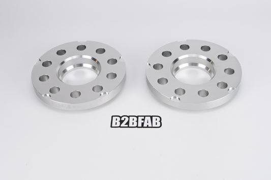 B2BFAB 15mm wheel Spacer Pair, 5x112 for 66.6 Center Bore