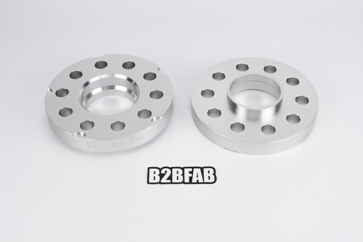 B2BFAB 20mm wheel Spacer Pair, 5x112 for 66.6 Center Bore