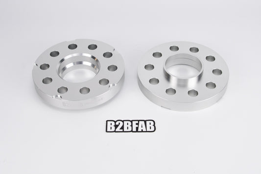 B2BFAB 20mm wheel Spacer Pair, 5x112 for 66.6 Center Bore