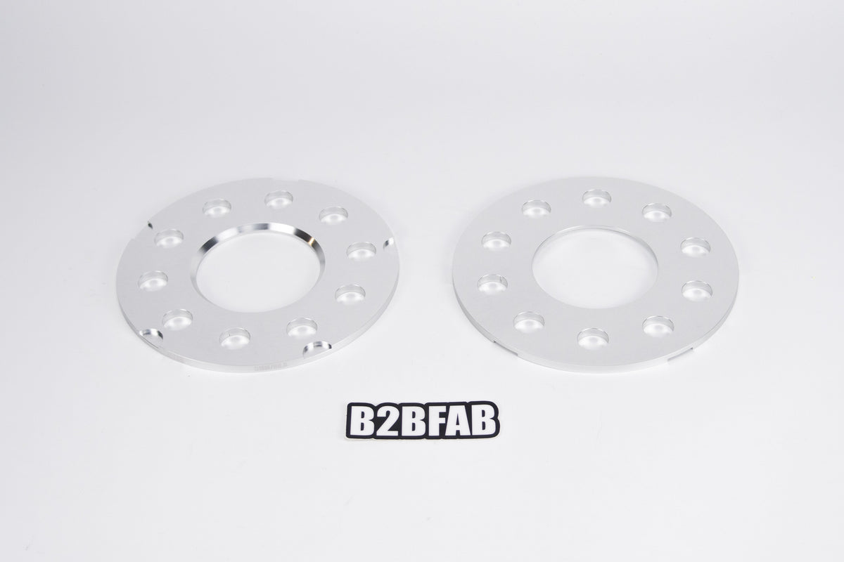 B2BFAB 5mm Wheel Spacer Pair, 5x112 for 66.6 Center Bore