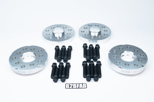 B2BFAB Mk5 | Mk6 Flush Plus wheel Spacer Kit With Hardware 20mm | 25mm