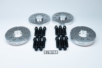 B2BFAB 5x100 | 5x112 Flush Plus Wheel Spacer Kit With Hardware 20mm | 25mm