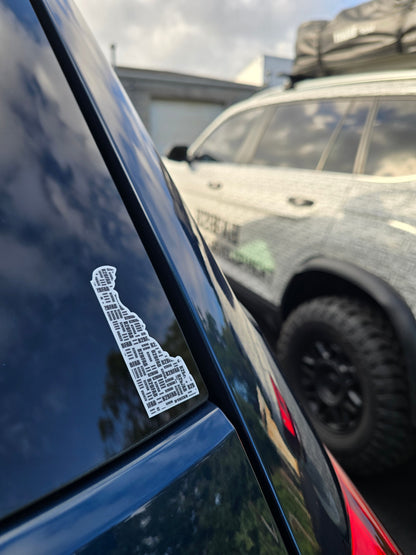 B2BFAB Delaware Sticker