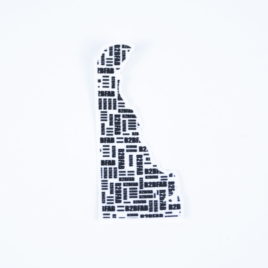 B2BFAB Delaware Sticker
