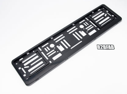 European License Plate Frame