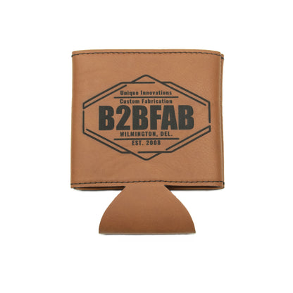 B2BFAB Leather Can Koozie