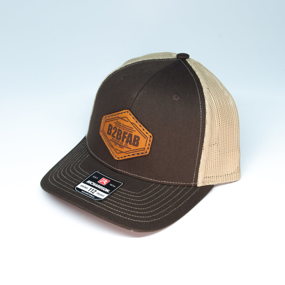 B2BFAB Leather Patch Snapback Hat