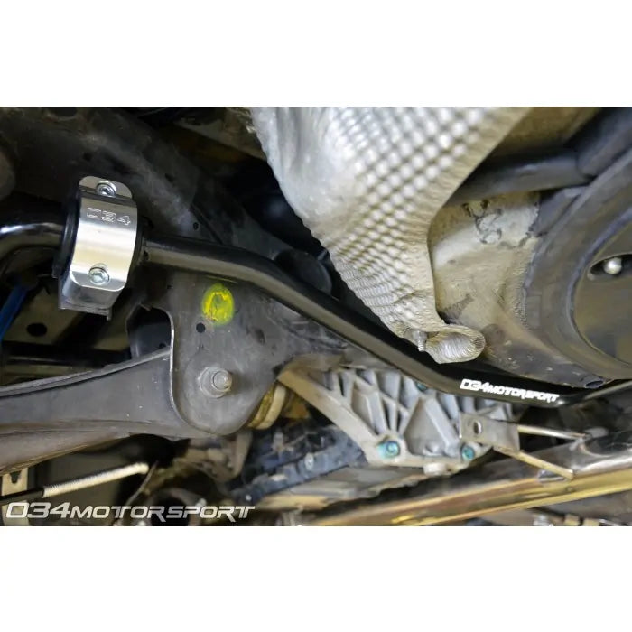 034Motorsport Solid Rear Sway Bar, B6/B7 Audi A4/S4/RS4 Quattro & FWD, Adjustable