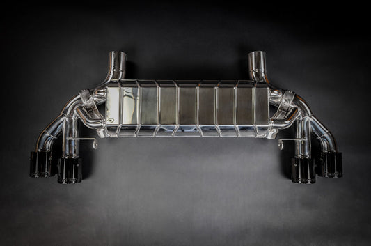 BMW M5CS (F90) - ECE Valved Exhaust + Wicrom Tips (OE Actuators)