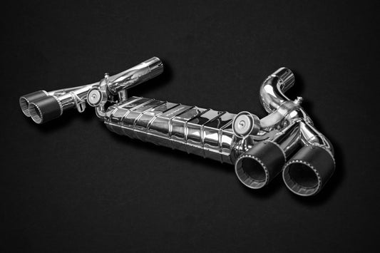 BMW M5CS (F90) - Valved Exhaust + 200cell OPF, MidSilencer Spare & Wicrom Tips (OE Actuators)